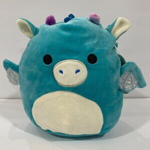 NWT Squishmallows Tatiana The Blue Dragon Plush Stuffed Toy 9" Soft Squeeze Anim
